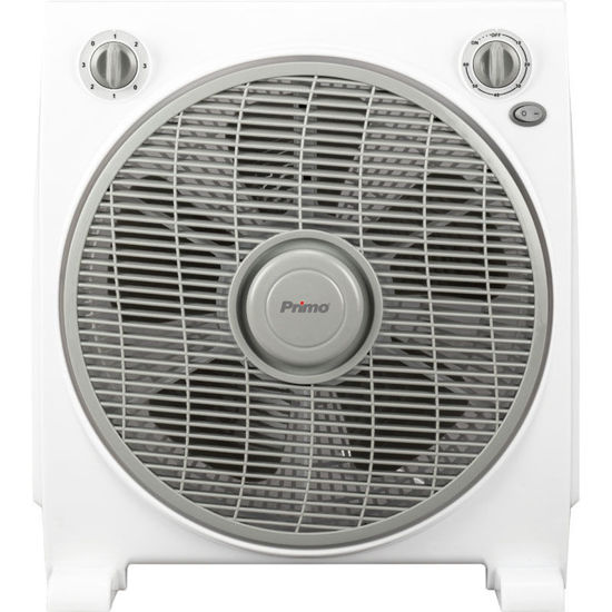 Primo Ανεμιστήρας Box Fan PRBF-80452 12'' 30εκ. Λευκός-Γκρι